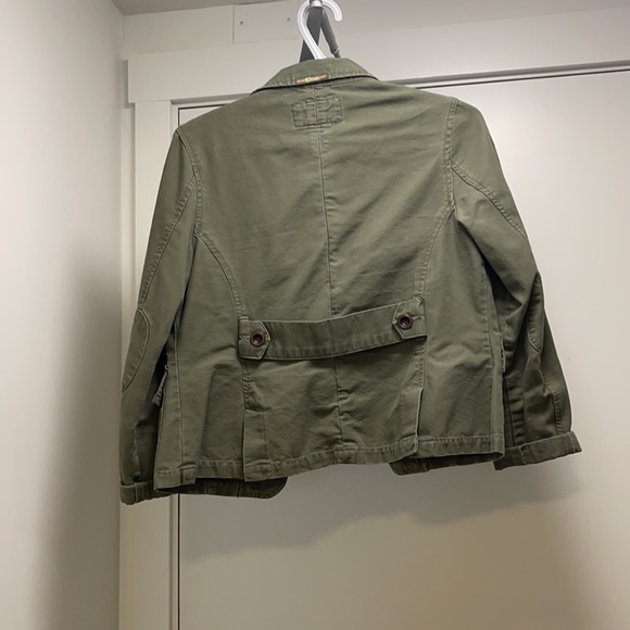 Green army jean jacket - Picture 4 of 4